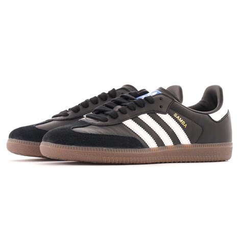 adidas originals samba og black gum gold metallic